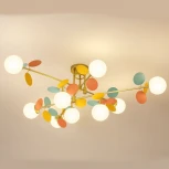 Потолочная люстра на штанге Matisse B D120 Gold Multicolor ImperiumLoft Matisse-B (194952-23) (220V, шар)