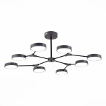 Потолочная люстра на штанге Monta SLE6003-702-08 Evoluce (LED, 220V, пульт управления, круглые)