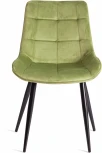 Обеденный стул Tetchair ABRUZZO (Металл,Вельвет/Зеленый,Черный) 19234