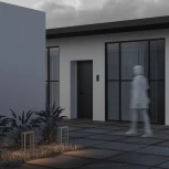 Наземный уличный светильник на солнечной батарее Maytoni Pir OSL456FL-L2GF3K (LED, датчик движения, IP54)