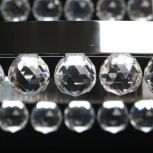 Подвесной светильник ярусный каскадный Глобула 690010603 DeMarkt (LED, 220V, пульт управления, на тросе, кольцо)