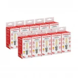 Лампочка светодиодная филаментная прозрачный шар E14 9W Thomson Globe TH-B2085