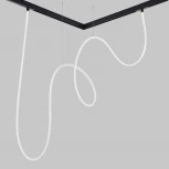 Гибкий светодиодный светильник с гибким неоном магнитный ST Luce Skyline 48 ST684.436.60 Черный LED 1*60W L5000 48V