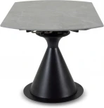 Раскладной обеденный стол Pion ОГОГО Обстановочка! (Керамика/Серый,Черный) арт.926808