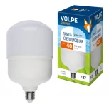 Лампочка светодиодная цилиндр белая E27 40W 4000K Volpe LED-M80-40W/NW/E27/FR/S