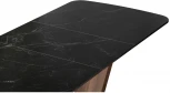 Стол на тумбе Woodville Петир 120х80х75 черный мрамор / орех / черный 532377