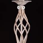 Торшер Eurosvet 01002-01003 01003/1 белый с золотом (220V, круглые, под старину)