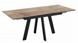 Стол обеденный DikLine WINGS Дуб вотан,Черный, Черный