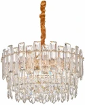 Подвесная люстра Fluorite Constancia FL1063-10P (220V, хрусталь, на цепи)
