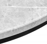 Набор кофейных столиков Bradex Home Tango светло-серый мрамор с черными ножками, 2шт (RF 0610)