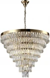 Подвесная люстра Crystal Lux Abigail SP22 D820 GOLD/TRANSPARENT