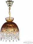 Подвесной светильник Bohemia 5478 5478/22 G Amber/M-1G Drops