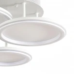 Умная люстра потолочная Alis Smart 8380/60CL белый,металл/акрил с ПДУ и голосовым управлением LED 60W 3000-6500К 220V