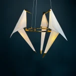 Подвесная люстра Origami Bird Chandelier 3 ImperiumLoft 40,1045 (75246-22) (LED, 220V, на тросе, птички)