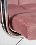 Стул барный KRUGER ARM (пудрово-розовый велюр (MJ9-32))