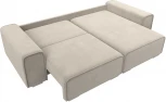 Диван угловой Лига-029 правый угол (Бежевый/Микровельвет) Лига Диванов арт.121917