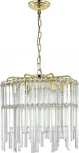 Подвесная люстра Escada Odegard 2105/8S 8x40Вт E14, металл/хрусталь, золото