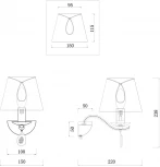Бра Freya Monique FR2001WL-01G