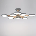 Потолочная люстра Wi-Fi на штанге Turna L10 Grey By ImperiumLoft Turna-B01 (LED, 220V, голосовое управление, умный дом - Алиса)