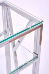 Консольный стол AllConsoles 1092-CS clear серебряный