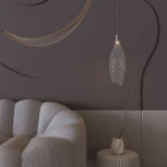 Подвесной светильник хром Eurosvet Ruche 90352/1 (LED, 220V, на проводе)