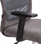 Компьютерное кресло игровое Tetchair PROFIT PLT (Флок,Ткань/Серый) 20537