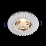 Встраиваемый точечный светильник Maytoni Gyps Classic DL281-1-01-W