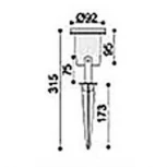 Грунтовый светильник Favourite Relief 1834-1T (220V, IP65)