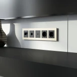 Рамка на 5 постов (шампань) Werkel W0053511