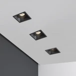 Светильник встраиваемый Elektrostandard Punto 25017/01 GU10 черный (220V)