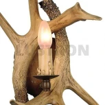 Бра Omnilux Loureiro OML-52001-01 (220V, подсвечник, свеча, рога)