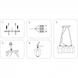 Подвесной светильник Lightstar Nubi Legno 802135 (220V, на тросе)