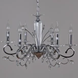 Подвесная люстра Reluce 08252-0.4-06 CR (220V, на цепи, подсвечник, свеча)