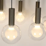 Подвесная люстра Favourite Kula 4378-12P (LED, 220V, на проводе, шар)