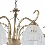 Подвесная люстра Arte Milano Amalfi-8656 338656/5 AB (220V, подвески, на цепи)