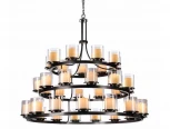 Подвесная большая люстра Newport 35000 35015+12+9/С (220V, на цепи)