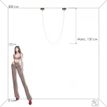 Подвесной светильник с гибким неоном Loft It Lori 10230/3000 (LED)