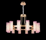 Подвесная люстра Fluorite Inverno FL1090-12P (LED, 220V, хрусталь, на цепи)