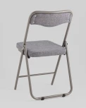 Стул складной Джонни рогожка серо-голубой каркас серый Stool Group арт.УТ000039512