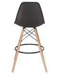 Стул барный DSW BAR (ножки светлый бук, цвет тёмно-серый (GR-04))