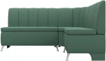 Диван кухонный угловой Кантри правый угол (Зеленый/Рогожка) Лига Диванов арт.123219