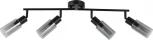 Настенно-потолочный спот на штанге Escada Sector 10172/4 Chrome 4x40Вт E14, металл/стекло, черный/дымчатый (220V)