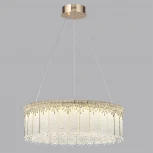 Подвесная люстра Odeon Light Cleo 5091/80L золотой/стекло LED 80W 3700K (220V, на тросе, круглые)