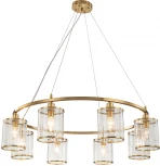 Подвесная люстра 13022/8P Brass Indigo Dante V000406