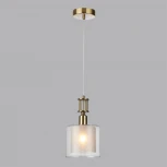 Подвесной светильник Odeon Light Saga 5088/1 античная бронза/стекло E14 1*40W (220V, на проводе, круглые)