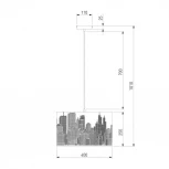 Подвесной светильник Eurosvet City 50066/3 белый