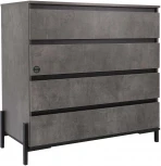 Комод Ивару НЕКСТ - 1 Камень темный, Черный