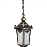 Уличный светильник подвесной Кузнечное дело Ретро 42-001-ЧЗ (220V, ковка, на цепи, под старину, IP54)