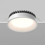 Встраиваемый светильник 24W Maytoni Okno DL055-24W3-4-6K-W (LED, 220V, круглые, IP44)