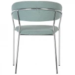 Стул Turin бирюзовый с золотыми ножками